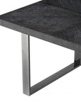 Table de salle à manger en chêne noir Borghese