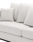 Canapé 4 places en tissu blanc Taylor