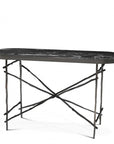 Console en marbre noir Tomasso