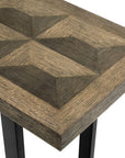 Console rectangulaire en chêne Gregorio