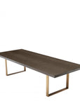 Table rectangulaire en chêne brun Melchior L