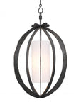 Lustre lanterne en bronze Luciano