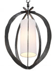 Lustre lanterne en bronze Luciano