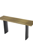 Console Vauclair en laiton brossé
