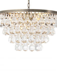 Lustre doré gouttes en verre Bolzano