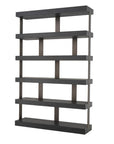 Etagere en chêne anthracite Dalmar