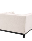 Fauteuil Ditmar bouclé crème