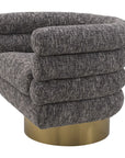 Fauteuil pivotant Maguire cambon noir