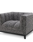 Fauteuil cambon noir Ditmar