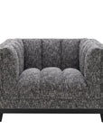 Fauteuil cambon noir Ditmar