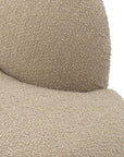 Canapé 4 places arrondi sable bouclé Bjorn S