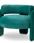 Fauteuil Chaplin turquoise