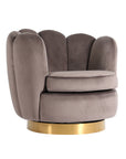 Fauteuil Miami Gris Velours