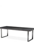 Table de salle à manger en chêne noir Borghese