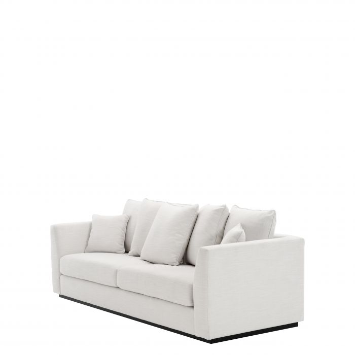 Canapé 4 places en tissu blanc Taylor