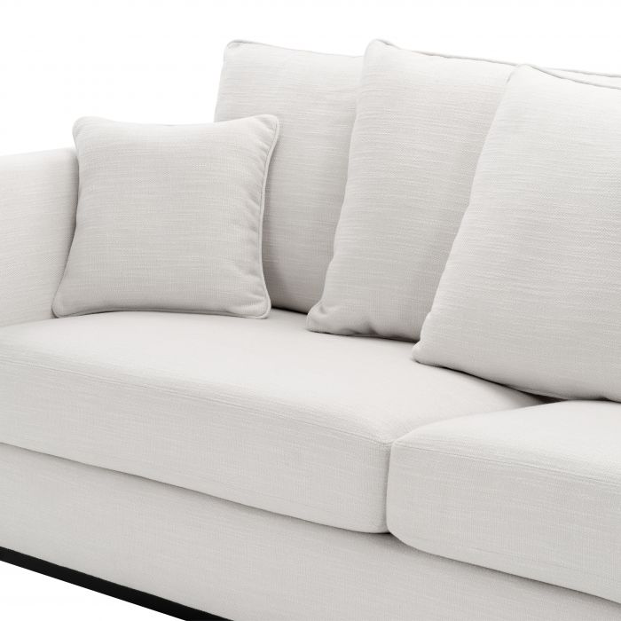Canapé 4 places en tissu blanc Taylor