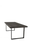 Table de salle à manger en chêne finition bronze Melchior S