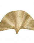 Applique murale palme dorée
