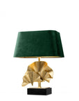 Lampes palmes dorées Olivier
