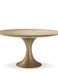 Table de salle à manger ronde en chêne Melchior