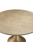 Table de salle à manger ronde en chêne Melchior