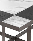 Table basse noir et blanc Hermoza