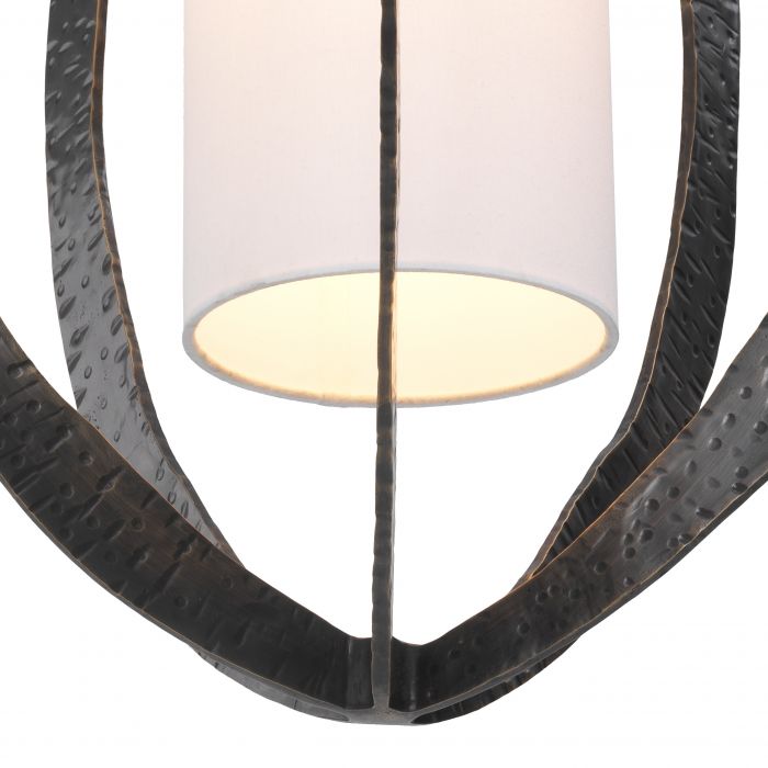 Lustre lanterne en bronze Luciano