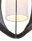 Lustre lanterne en bronze Luciano
