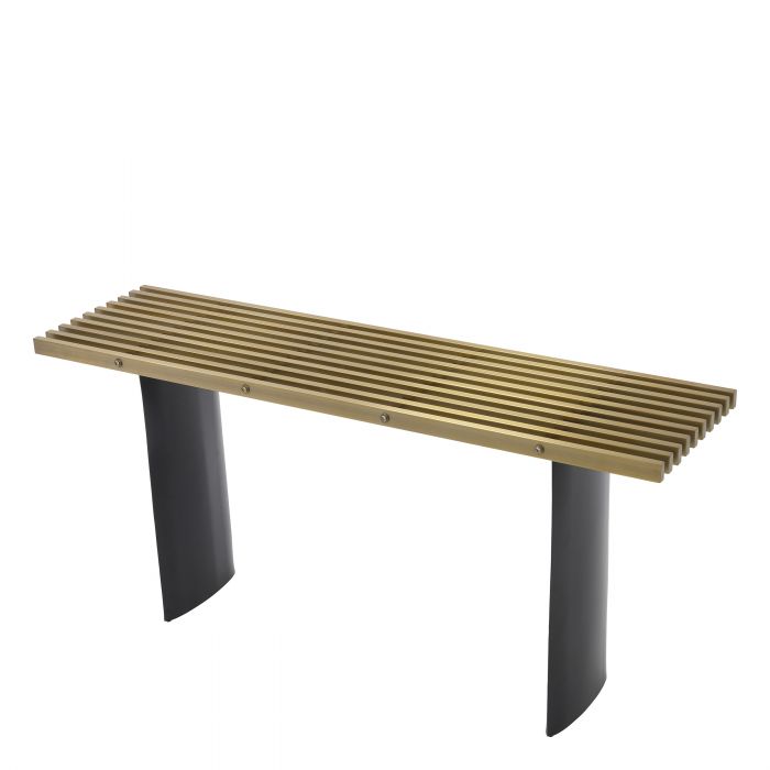 Console Vauclair en laiton brossé