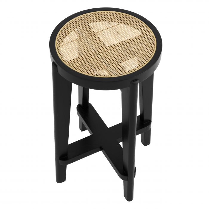 Tabouret de bar noir S Dareau