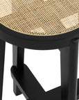 Tabouret de bar noir S Dareau