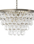 Lustre doré gouttes en verre Bolzano