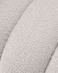 Fauteuil Ditmar bouclé crème