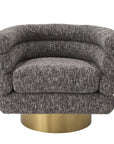 Fauteuil pivotant Maguire cambon noir