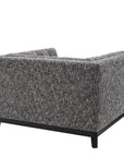 Fauteuil cambon noir Ditmar