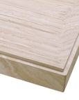 Table basse Sartoria en travertin