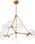 Lustre Bermude en laiton vieilli