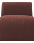 Fauteuil Vignola bouclé Rouge