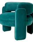 Fauteuil Chaplin turquoise