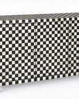 Meuble de rangement 3 portes en Damier