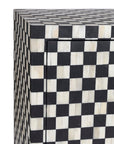 Meuble de rangement 3 portes en Damier