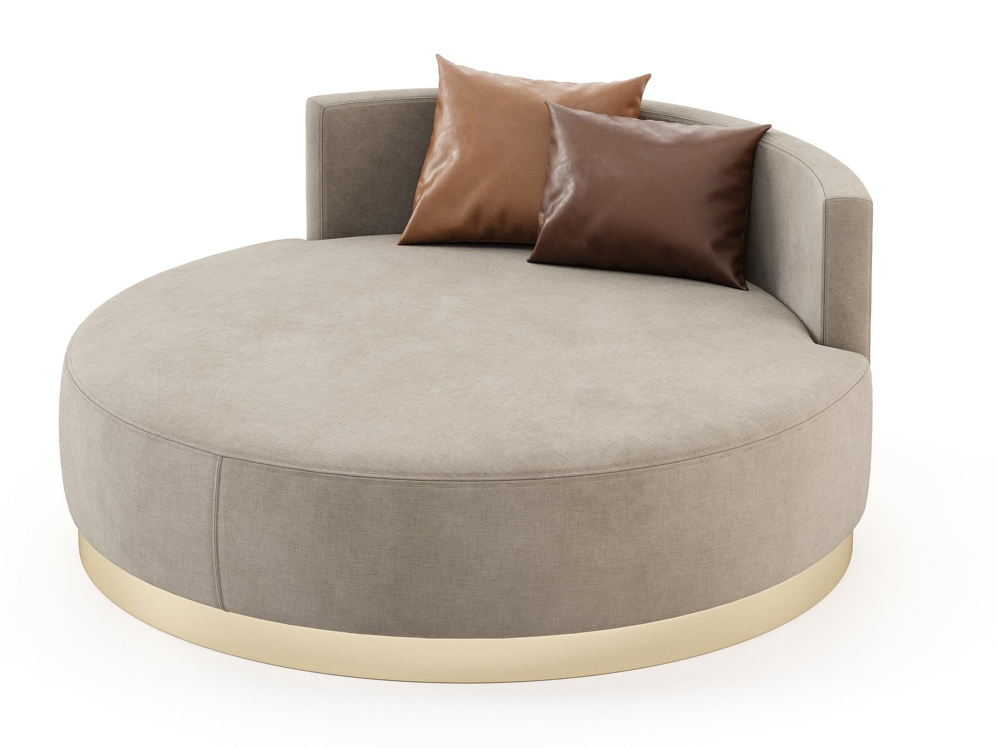 Scarlet pouf rembouré